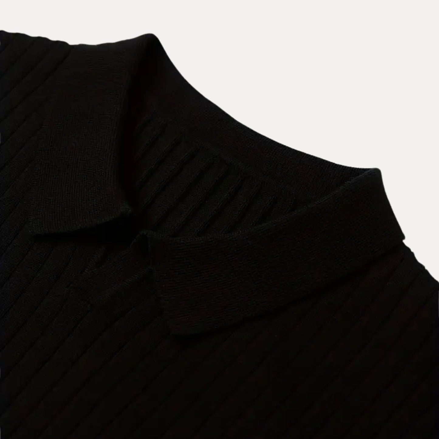 Novae Stripe Knit Polo
