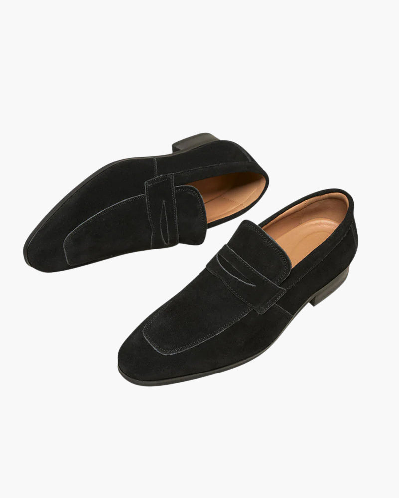 Novae Suede Penny Loafers