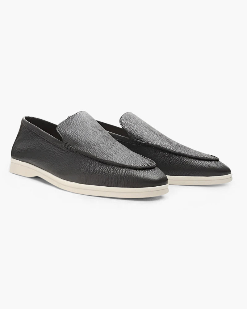 Novae Cowhide Leather Loafers