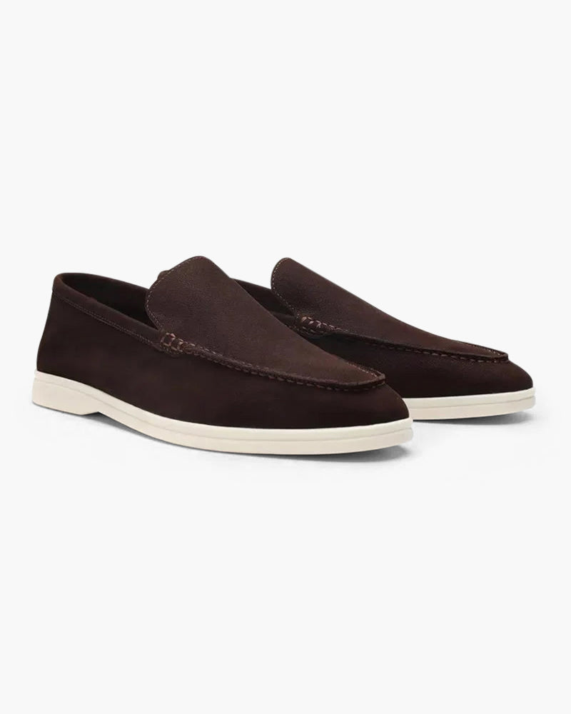 Novae Cowhide Leather Loafers
