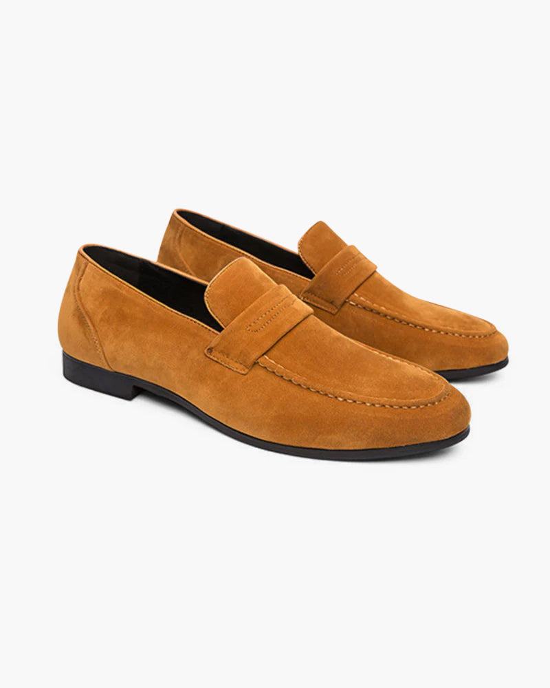 Novae Suede Penny Loafers