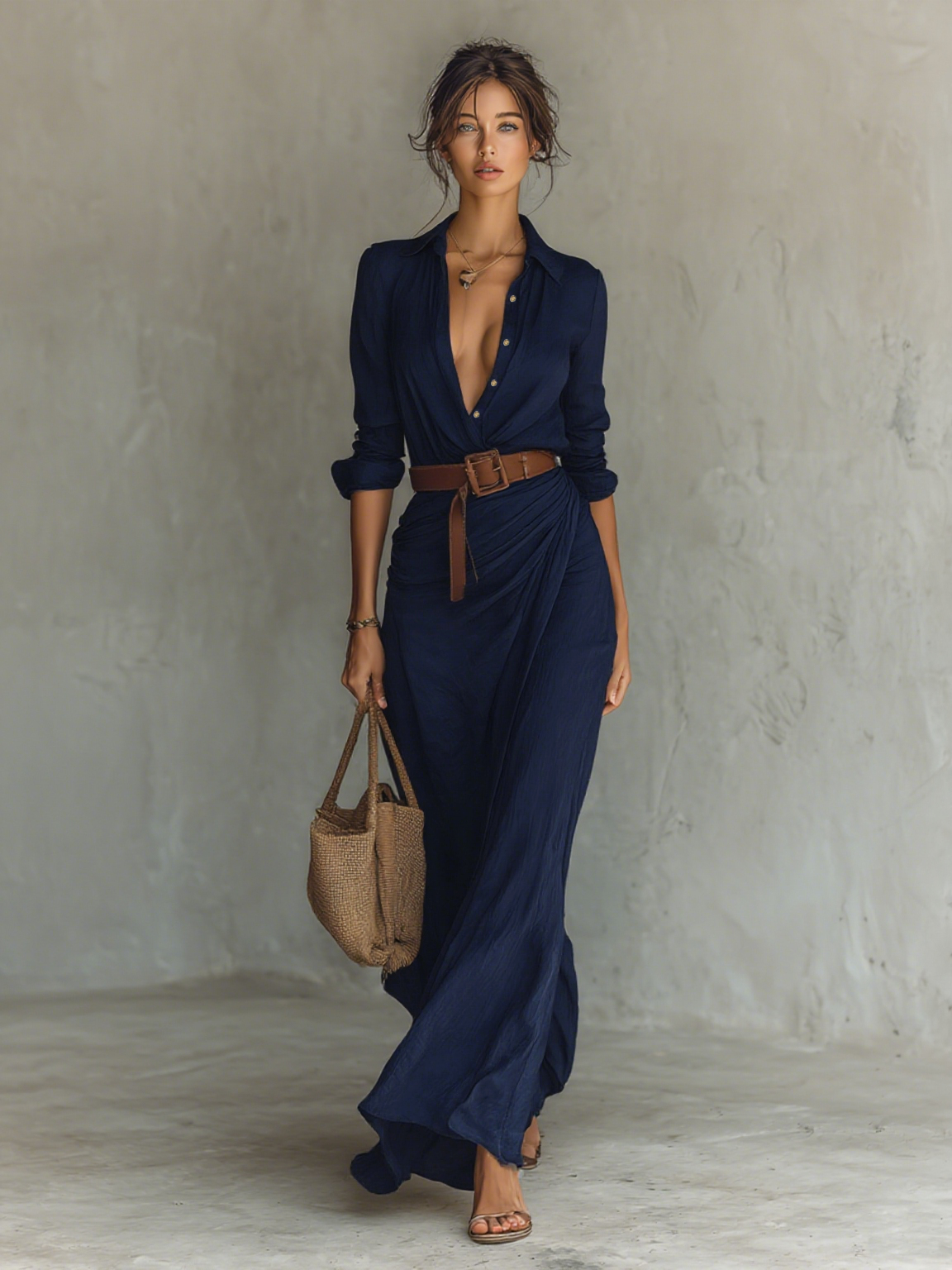 Novae | Vestido largo casual
