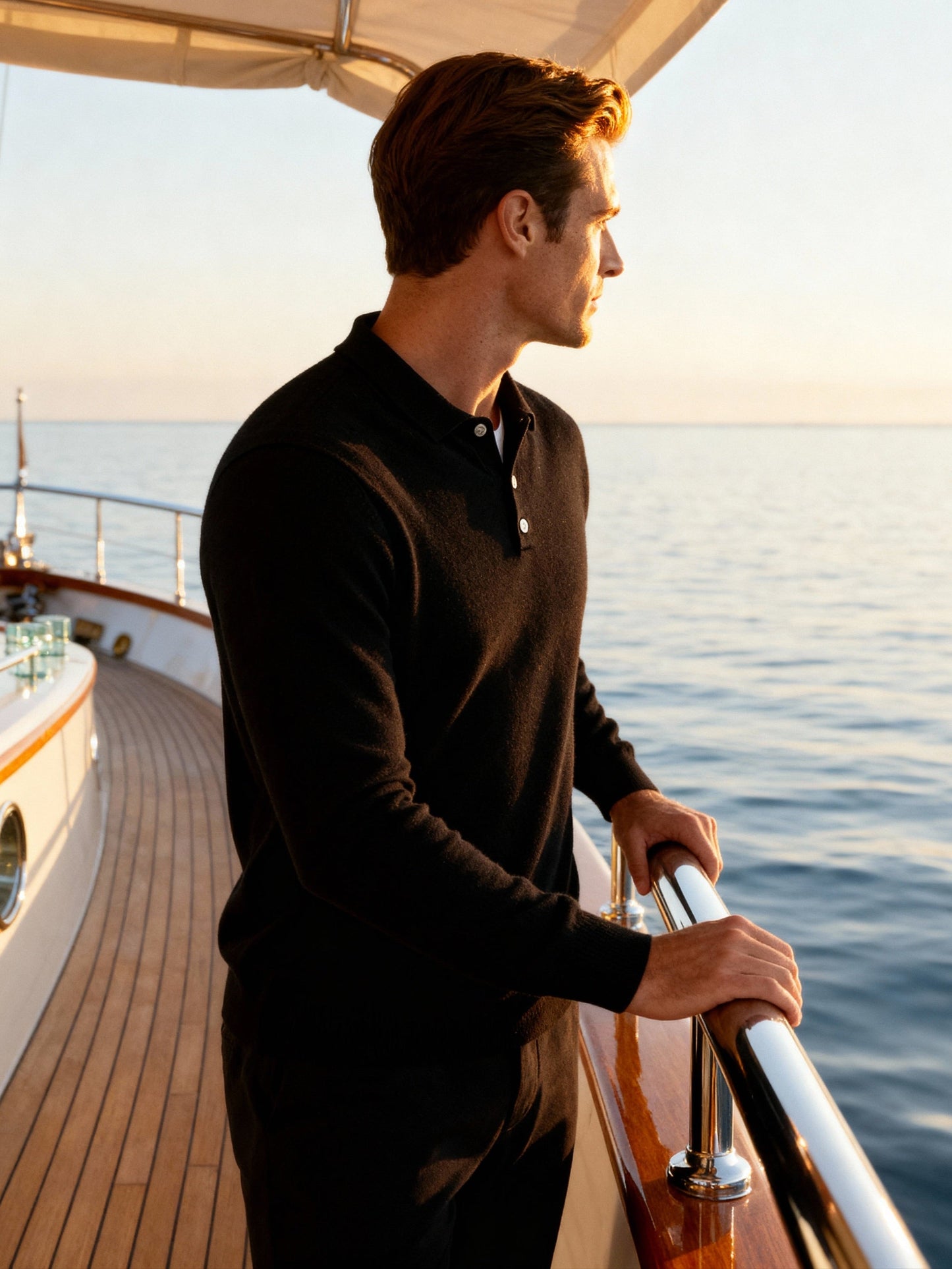 Novae 100% Cashmere Polo