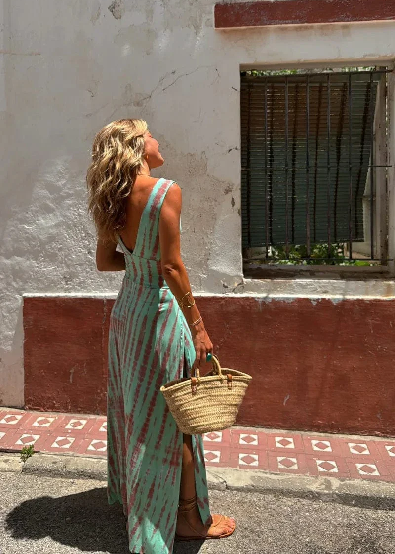 Novae | Vestido estampado tie-dye