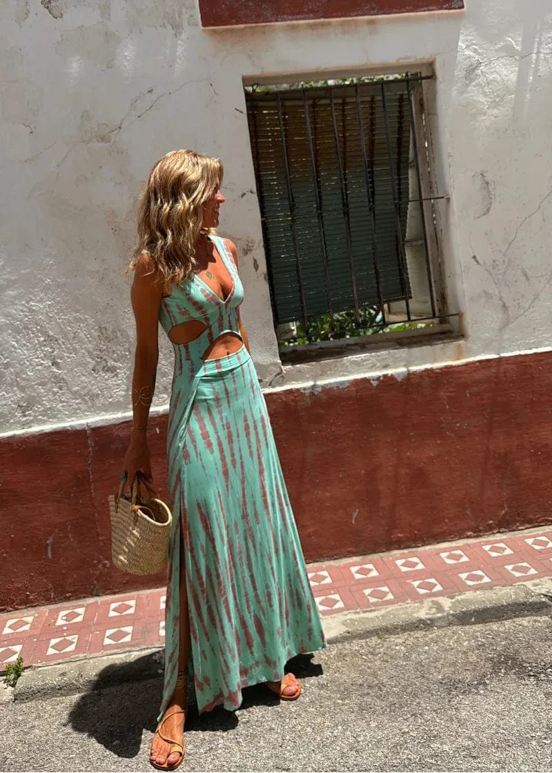 Novae | Vestido estampado tie-dye