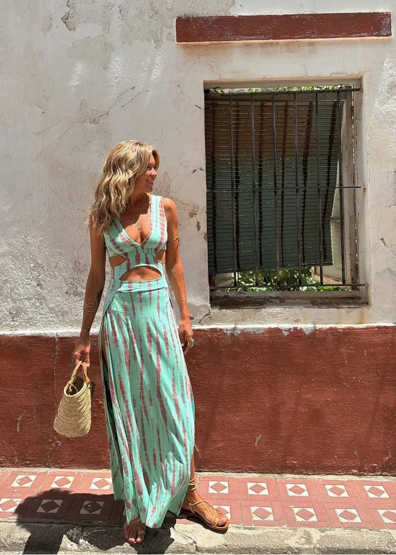 Novae | Vestido estampado tie-dye