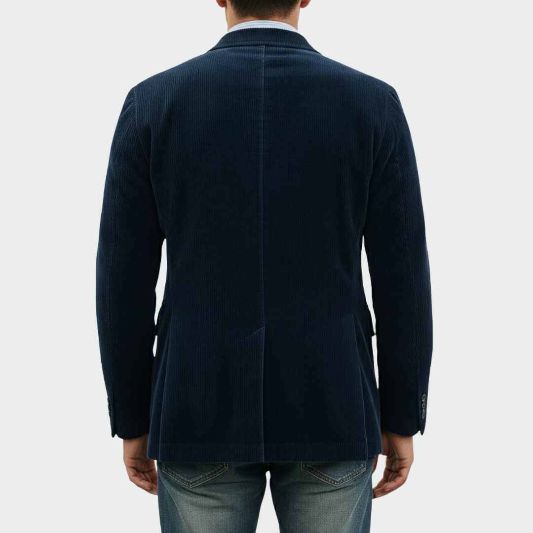 Novae | Conjunto de 2 piezas: Blazer y Chaleco de Terciopelo
