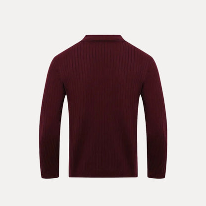 Novae Stripe Knit Polo