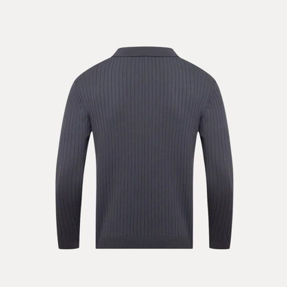 Novae Stripe Knit Polo
