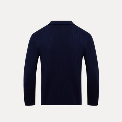 Novae Stripe Knit Polo