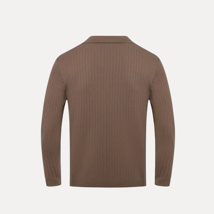 Novae Stripe Knit Polo