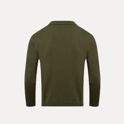 Novae Stripe Knit Polo