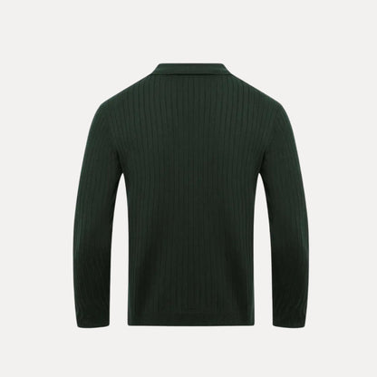 Novae Stripe Knit Polo
