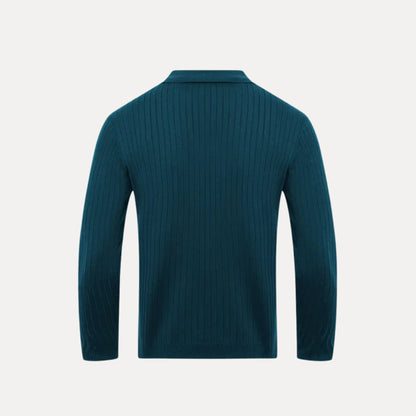 Novae Stripe Knit Polo