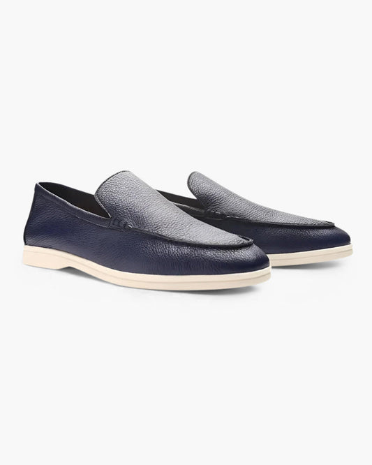 Novae  Cowhide Leather Loafers