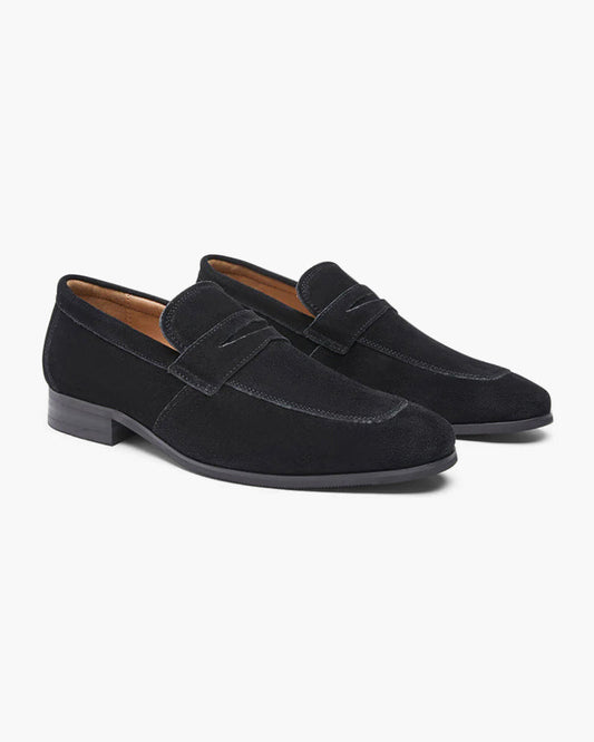 Novae Suede Penny Loafers