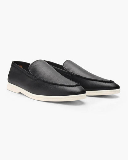 Novae  Cowhide Leather Loafers