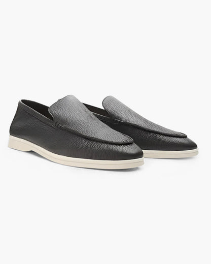 Novae  Cowhide Leather Loafers