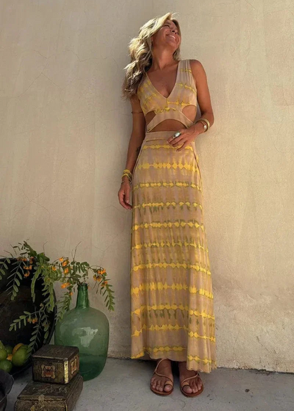 Novae | Vestido estampado tie-dye